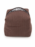 Trousse compatible Dyson Airwrap™ — Modèle Marron Rayé x Léopard