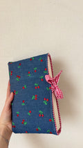 Housse de livre - Jean Cerise / Vichy Rouge