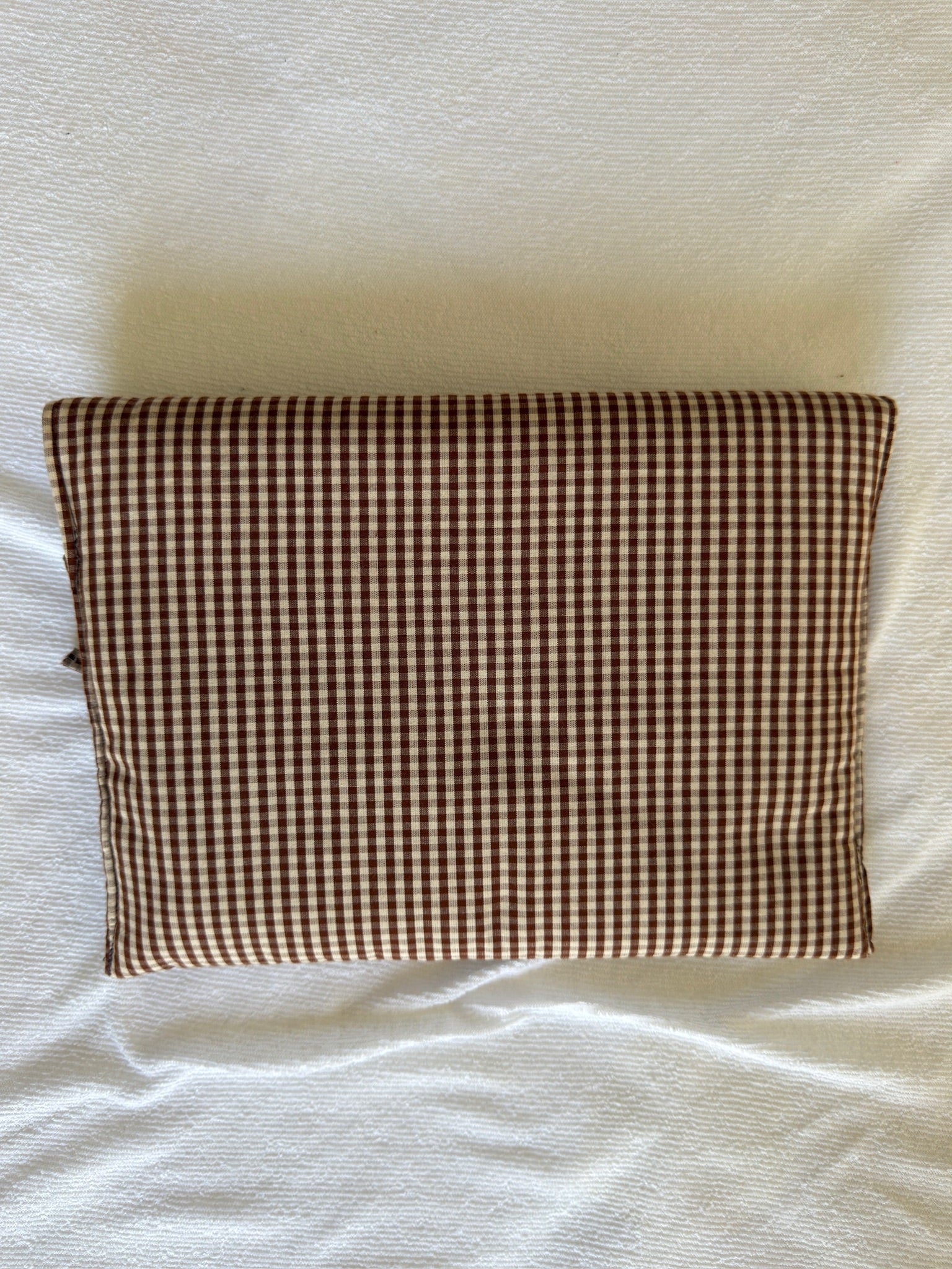 Housse de tablette - Format 11’ - Modèle vichy marron