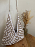 Sac Épaule - Granny Beige/Blanc